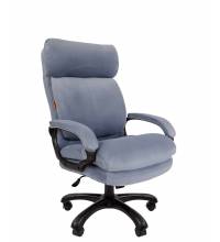 Кресло руководителя Chairman Home 505 Россия ткань Т-71 голубой (черный пластик)