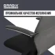 Кресло руководителя PREMIUM Ultimate EX-801 хром, плотная двойная сетка Х2, черное/серое. Фото товара с разных ракурсов.