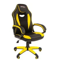 Игровое кресло  "Blaze GM-162", TW/экокожа, черное/желтое, 532579, 7083507