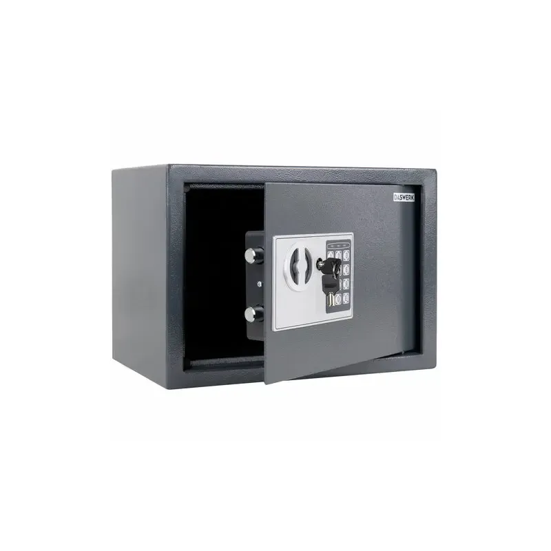 Сейф мебельный DASWERK (ДАСВЕРК) SC-250EL (250х350х250 мм), электронный замок, графит, 291343 главное фото